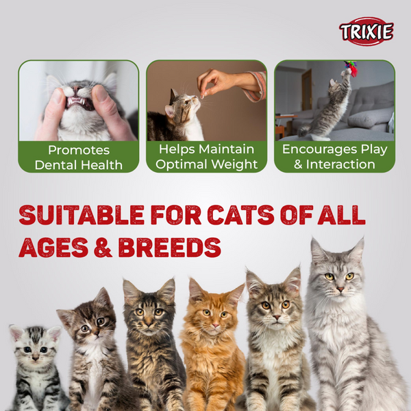 Trixie Premio Trainer Snack Mini Fish Nuggets and Fish and Chicken Rolls Cat Treats Combo