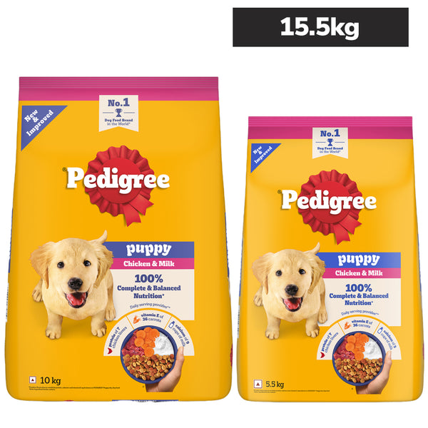 Pedigree Chicken and Milk Puppy Dog Dry Food