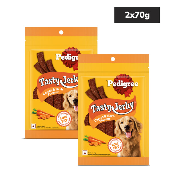 Pedigree Carrot & Herb Tasty Jerky Dog Treats