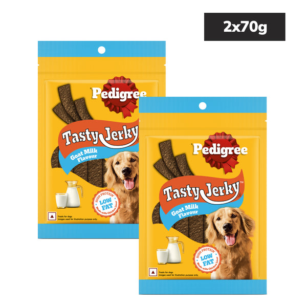 Pedigree Goat Milk Tasty Jerky Dog Treats