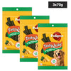 Pedigree Cheese & Spinach Tasty Jerky Dog Treats Dog Treats + Others Pedigree 3x70g