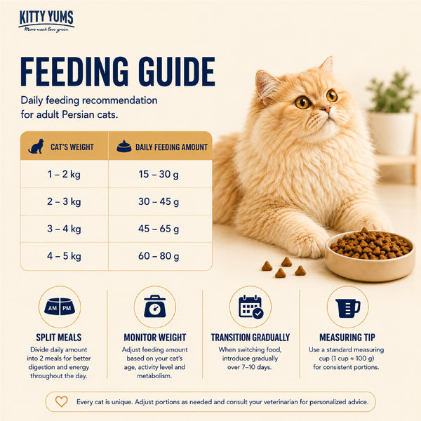 Kitty Yums Ocean Fish Persian Cat Dry Food