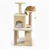Skatrs Kitty Kastle Multi Level Cat Tree with Condo, Scratching Post, Platform and Ladder Toy (Beige) Cats-Toys Skatrs 3.5ft