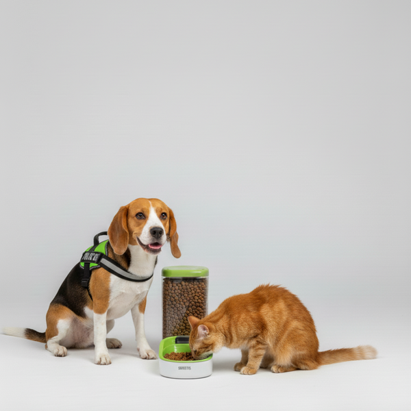 Skatrs Food Dispenser for Dogs and Cats