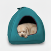 Skatrs Cozy House for Cats, Kittens and Small Dogs (Teal Blue and Purple) Cats-Bedding, Mats & Travel Supplies Skatrs 40x40cm