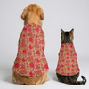 Skatrs Cotton Shirt for Dogs and Cats (Off White and Pink Lotus) Both-Clothing & Accessories Skatrs