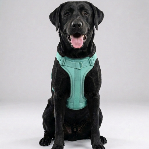 Skatrs Fully Padded Harness for Dogs (Aqua Teal)