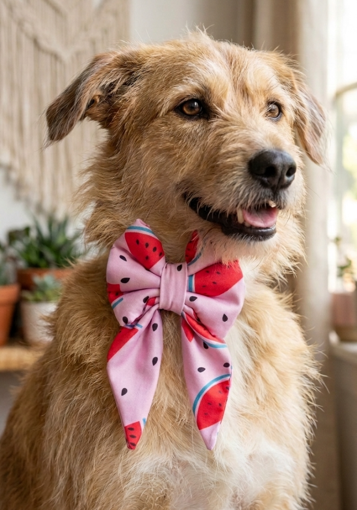 Skatrs Watermelon bowtie for Dogs and Cats Both-Clothing & Accessories Skatrs
