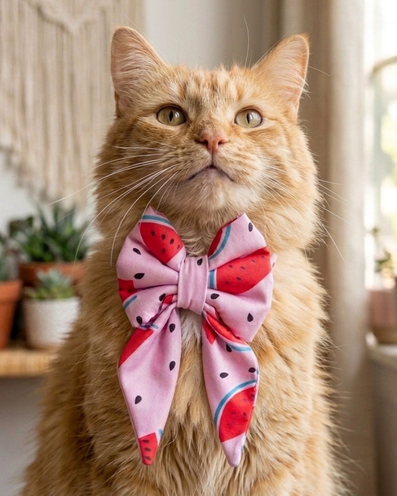 Skatrs Watermelon bowtie for Dogs and Cats Both-Clothing & Accessories Skatrs