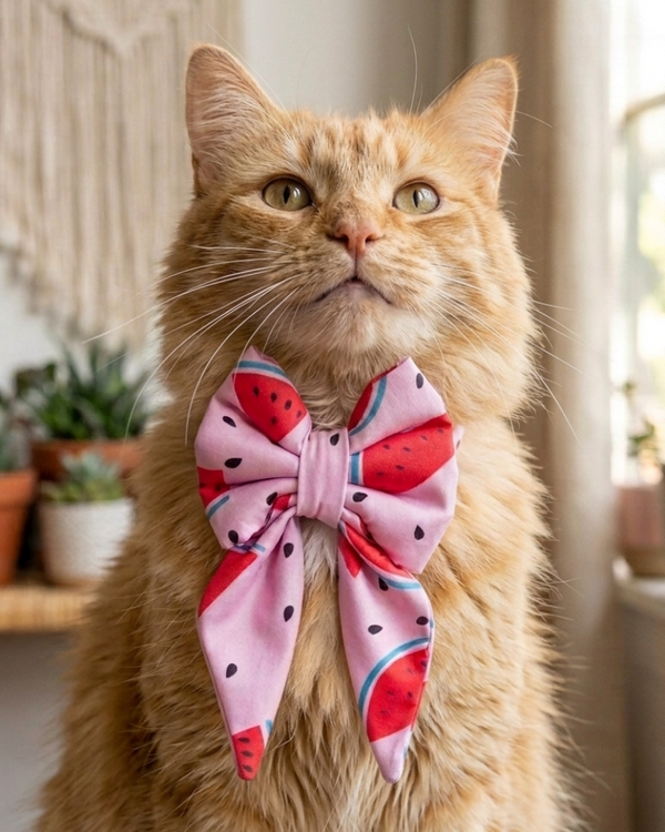 Skatrs Watermelon bowtie for Dogs and Cats