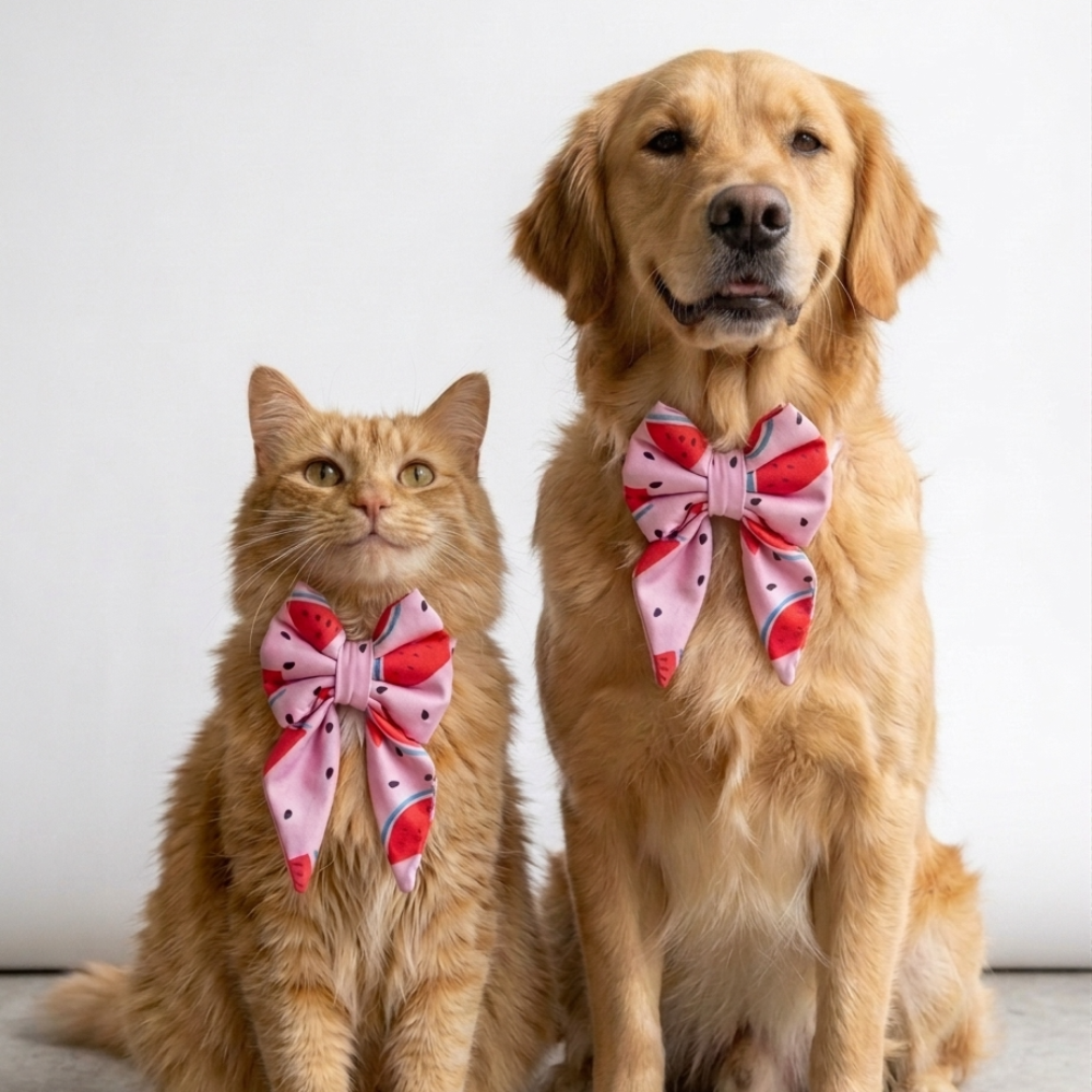 Skatrs Watermelon bowtie for Dogs and Cats Both-Clothing & Accessories Skatrs S