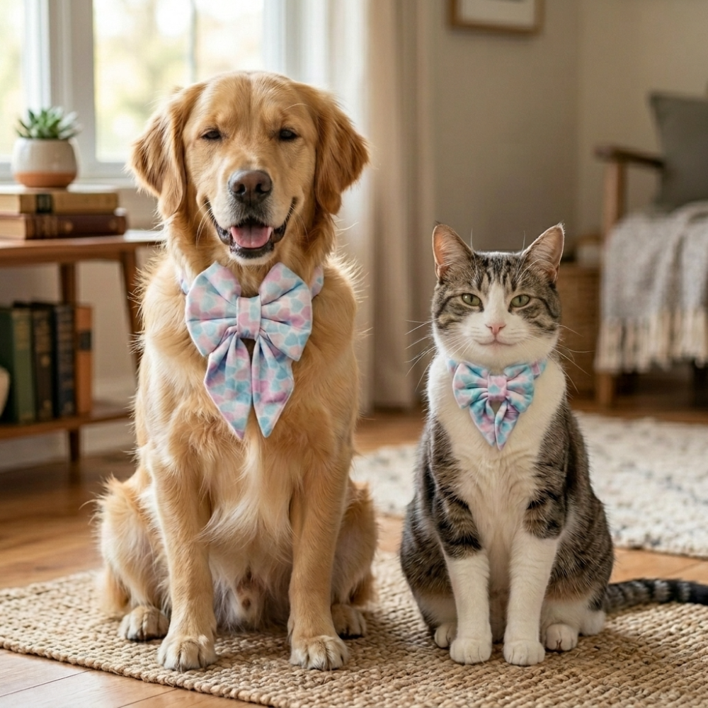 Skatrs Heart Bowtie for Dogs and Cats Both-Clothing & Accessories Skatrs