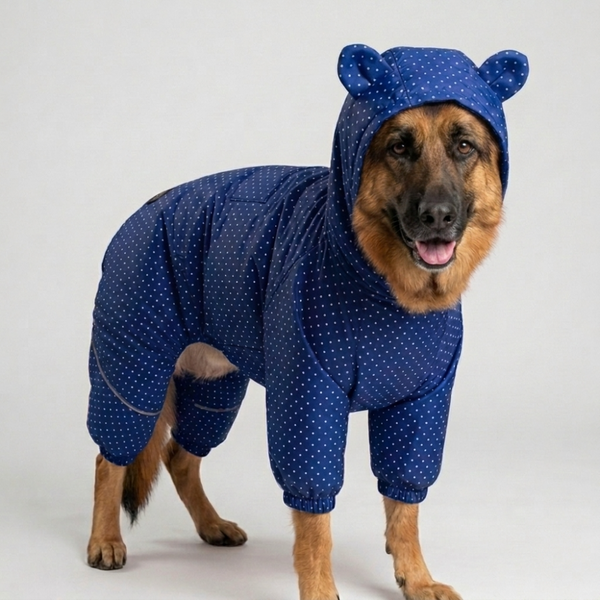 Skatrs Storm Chaser Raincoat for Dogs (Blue)