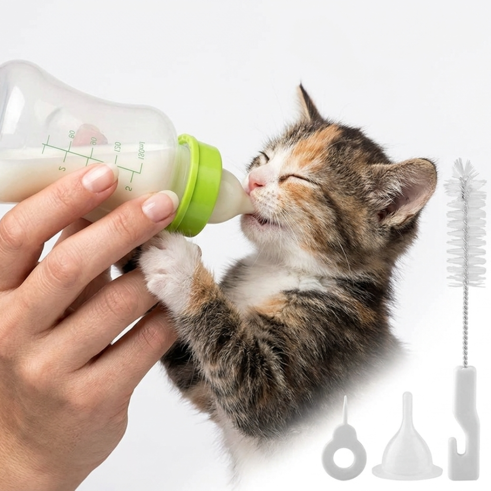 Skatrs Nursing Bottle Kit for Dogs and Cats (Colour may vary) Both-Health & Wellness Skatrs 150mL
