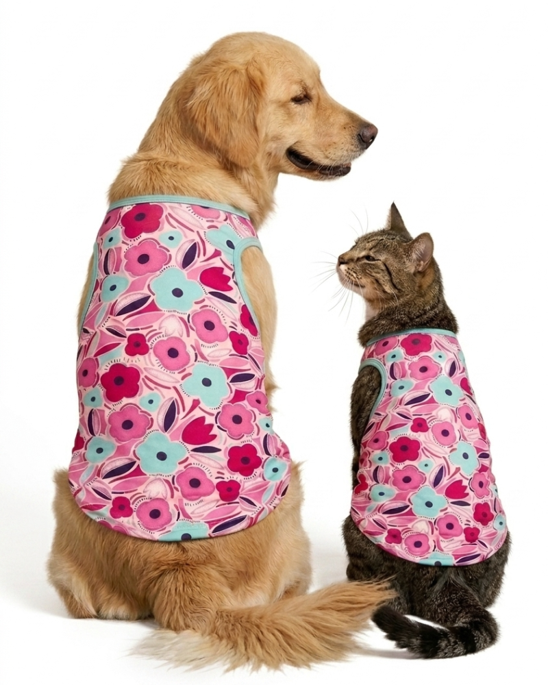 Skatrs Candy Bloom T-Shirt for Dogs and Cats Both-Clothing & Accessories Skatrs L