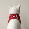 Skatrs Ethnic Bandana for Cats (Red) Both-Clothing & Accessories Skatrs