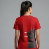 Skatrs Midnight Meow Oversized Tee for Men and Women (Red) Pet Parent-Clothing & Accessories Skatrs S