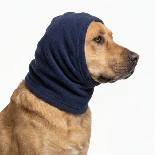 Skatrs Cold and Sound Protection Ear Muffs for Dogs and Cats (Blue)