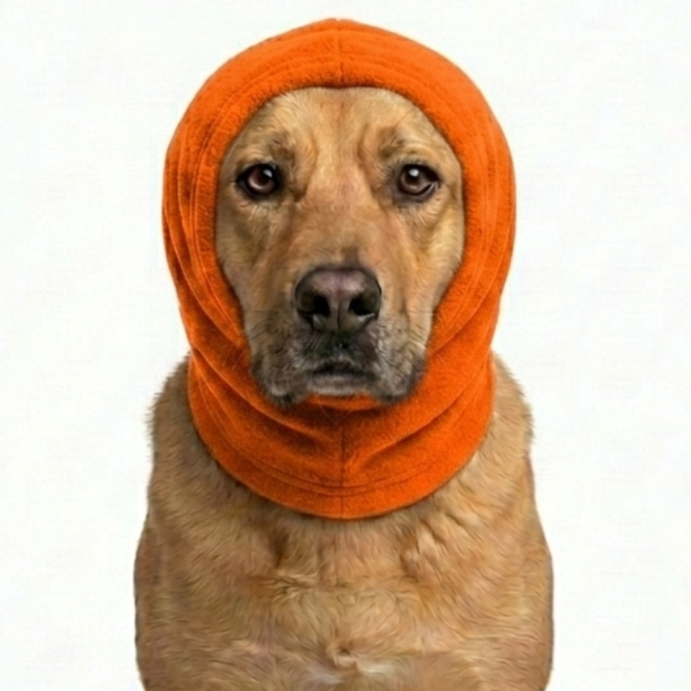 Skatrs Cold and Sound Protection Ear Muffs for Dogs and Cats (Orange) Both-Clothing & Accessories Skatrs