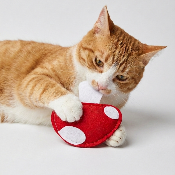 Skatrs Magic Mushroom Toy for Cats and Kittens