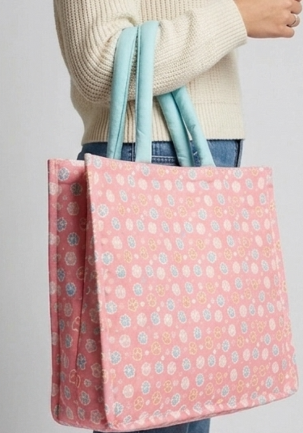 Skatrs Paw Print Tote Bag