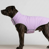 Skatrs Puffer Reversible Jacket for Dogs and Cats (Black/Lilac) Both-Clothing & Accessories Skatrs XL: 32-35 in Chest