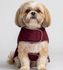 Skatrs Puffer Reversible Jacket for Dogs and Cats (Wine/Pink) Both-Clothing & Accessories Skatrs