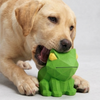 Skatrs Standing Frog Latex Chew Toy for Dogs (Green)