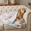Skatrs Floral Blanket for Dogs & Cats Both-Bedding, Mats & Travel Supplies Skatrs