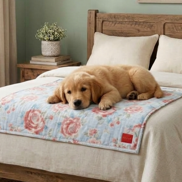 Skatrs Floral Blanket for Dogs & Cats