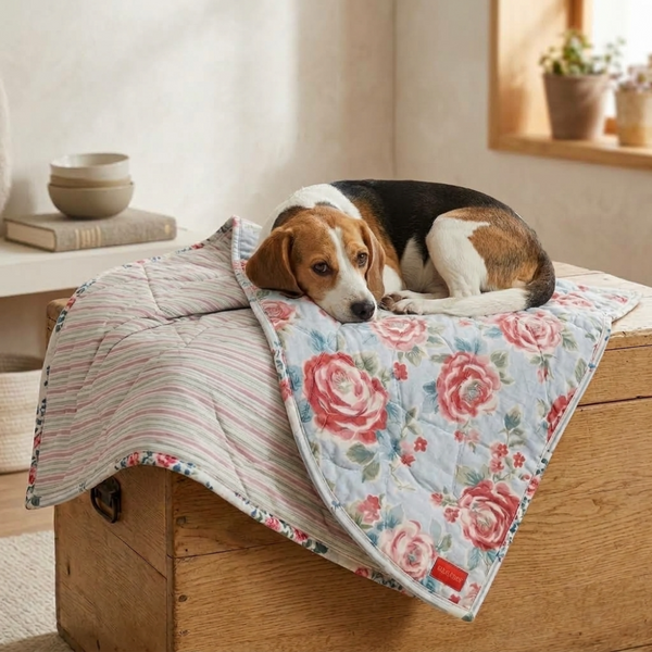 Skatrs Floral Blanket for Dogs & Cats