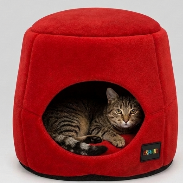 Skatrs Red Tent for Small Dogs and Cats