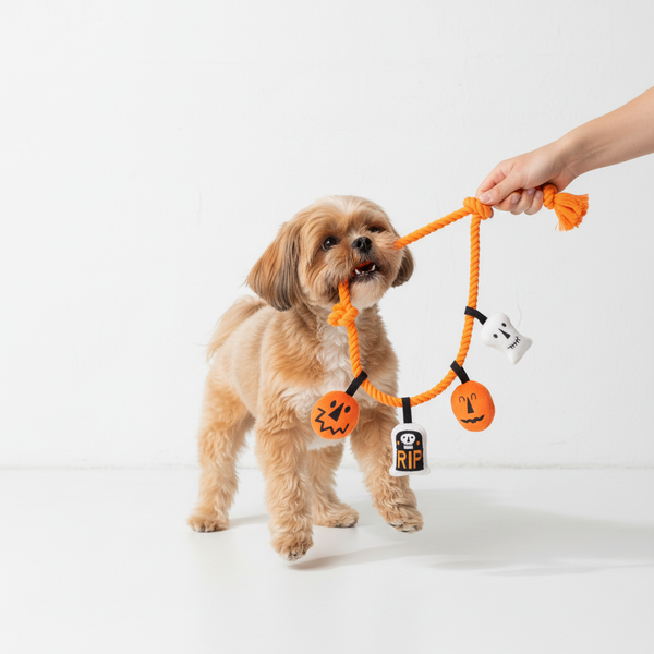 Skatrs Trick or Tug Rope Toy for Dogs