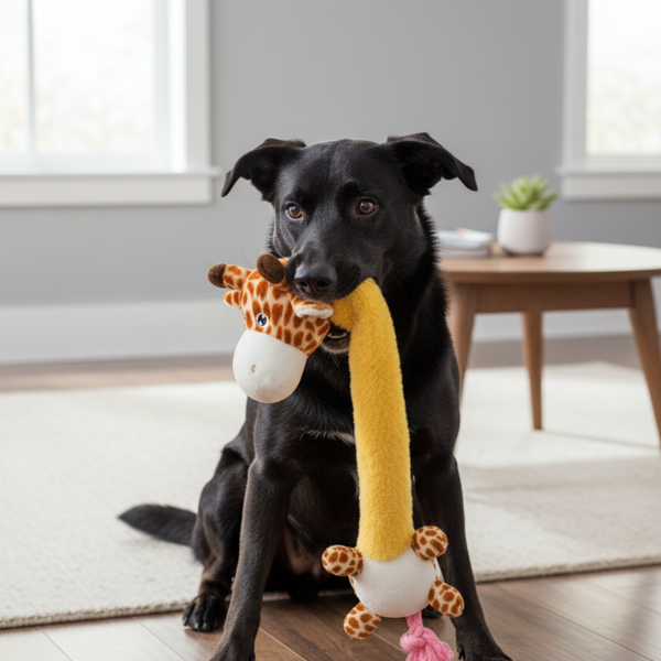 Skatrs Jolly Giraffe Plush for Dogs