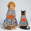 Skatrs Cotton Dress for Dogs and Cats (Blue Beach Print) Both-Clothing & Accessories Skatrs M