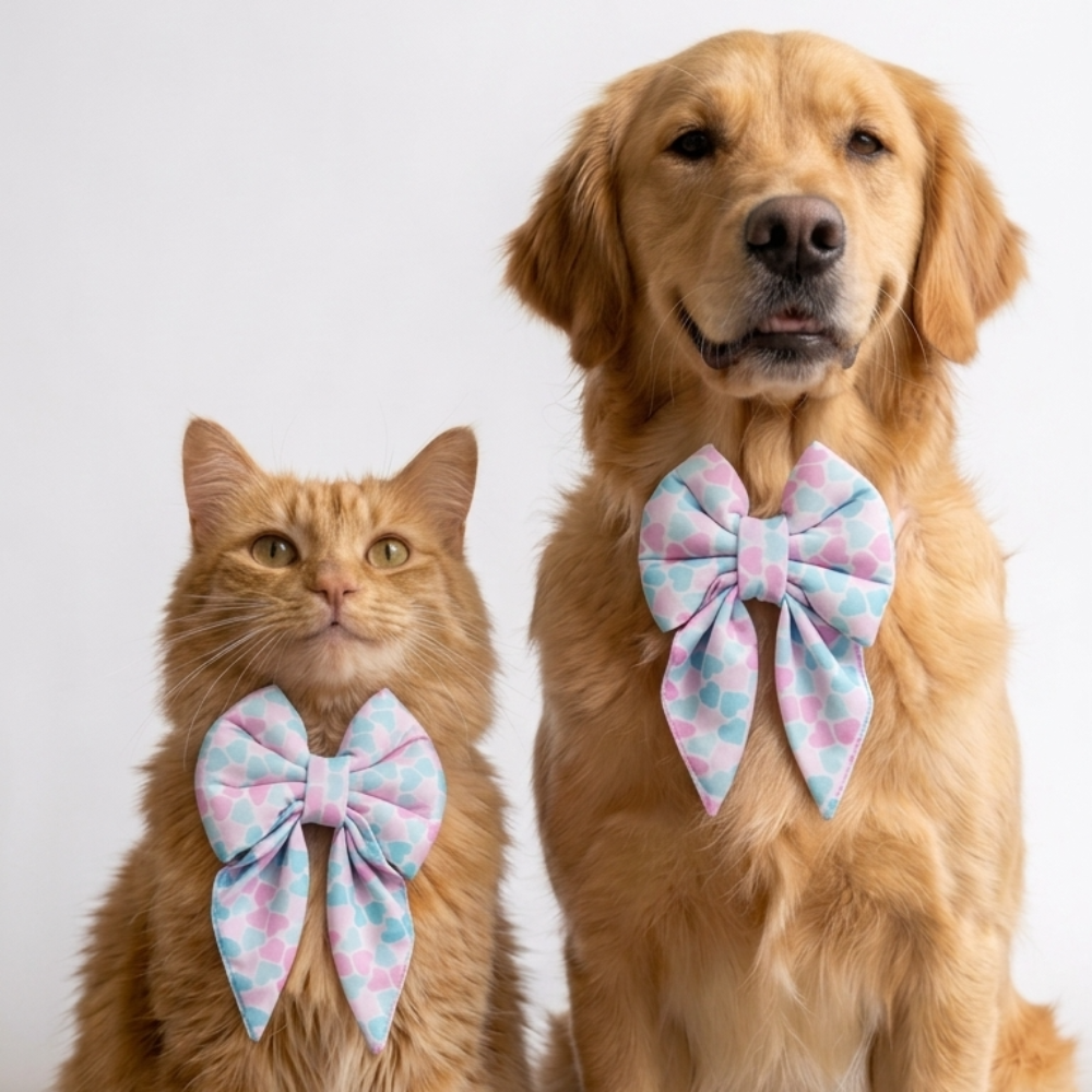 Skatrs Heart Bowtie for Dogs and Cats Both-Clothing & Accessories Skatrs