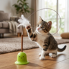 Skatrs Suction Cup Tease Stick with Feather Wand Toy for Cats Cats-Toys Skatrs