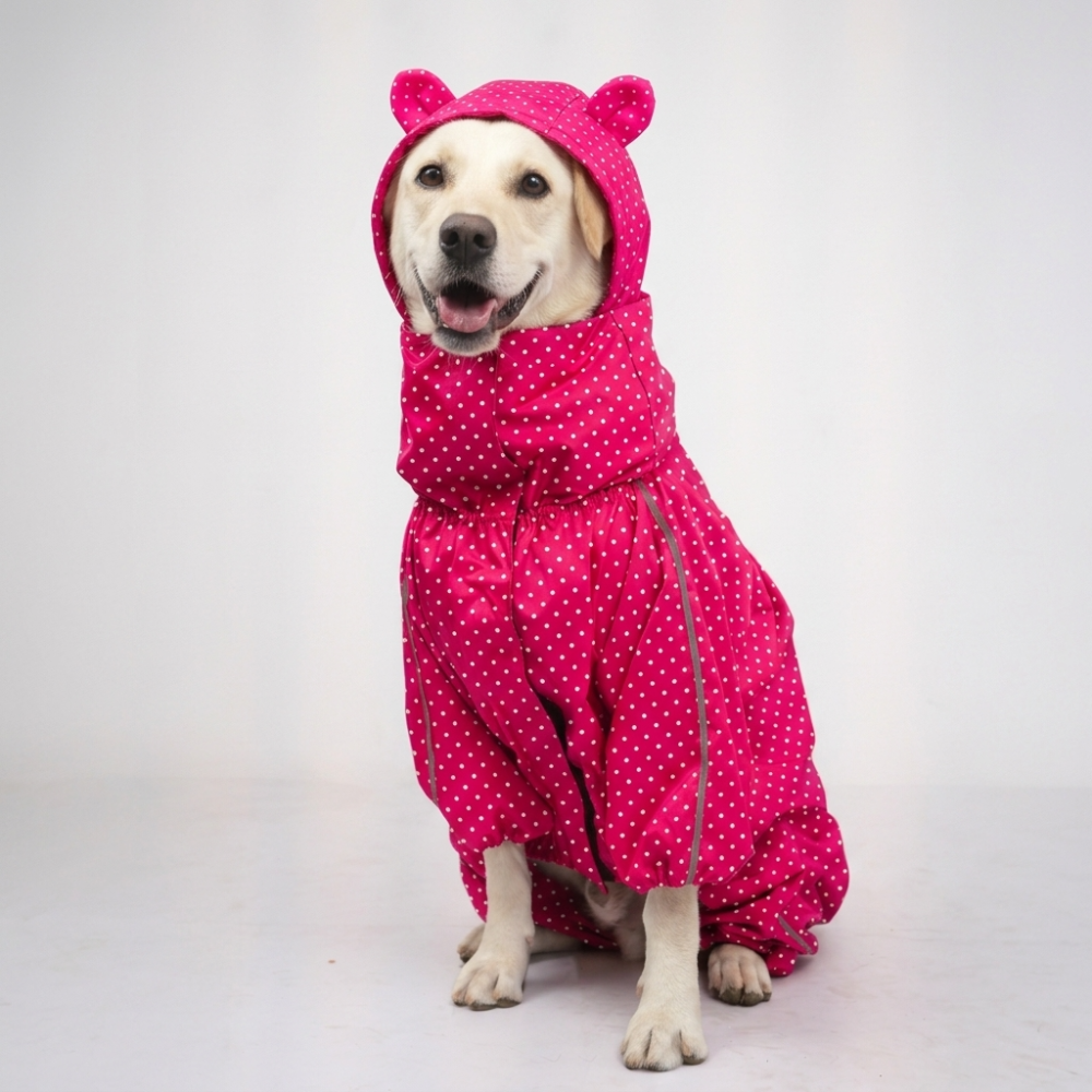 Skatrs RainFlex Raincoat for Dogs (Pink) Dogs-Clothing & Accessories Skatrs S