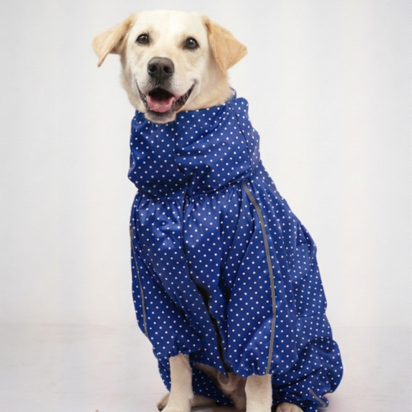Skatrs Storm Chaser Raincoat for Dogs (Blue)