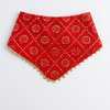 Skatrs Ethnic Bandana for Cats (Red) Both-Clothing & Accessories Skatrs