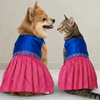Skatrs Ethnic Lehenga Dress for Dogs and Cats (Royal Pink & Blue) Both-Clothing & Accessories Skatrs
