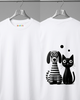 Skatrs Paws Together Oversized Tee for Men and Women (White) Pet Parent-Clothing & Accessories Skatrs