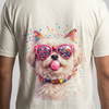 Skatrs Bubblegum Bark Oversized Tee for Men and Women (White) Pet Parent-Clothing & Accessories Skatrs