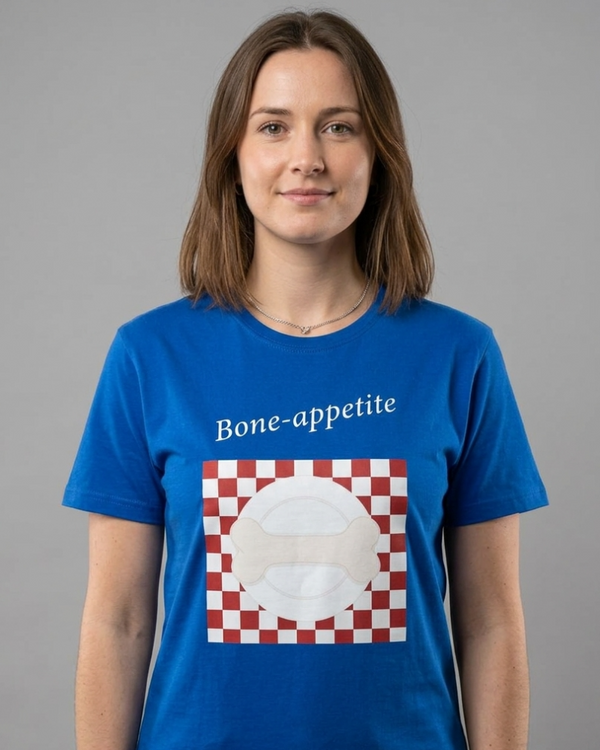Skatrs Bone Appetite Graphic Cotton Tshirt for Men and Women