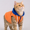 Skatrs Sunset Splash In-Style Hoodie For Dogs and Cats (Orange & Blue) Both-Clothing & Accessories Skatrs
