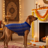 Skatrs Maharaja Handcrafted Sherwani for Dogs and Cats (Sapphire Blue) Both-Clothing & Accessories Skatrs
