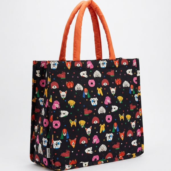 Skatrs Dog Themed Tote Bag