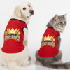 Skatrs Royal Cuddly Buddies Cricket Jersey for Dogs and Cats (Red) Both-Clothing & Accessories Skatrs XL