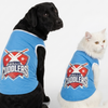Skatrs Dilli Cuddlers Cricket Jersey for Dogs and Cats (Blue) Both-Clothing & Accessories Skatrs XL