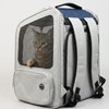 Skatrs Breathable Cat Backpack Carrier Foldable & Ventilated Travel Bag for Adult & Kitten Cats (Blue) Cats-Bedding, Mats & Travel Supplies Skatrs